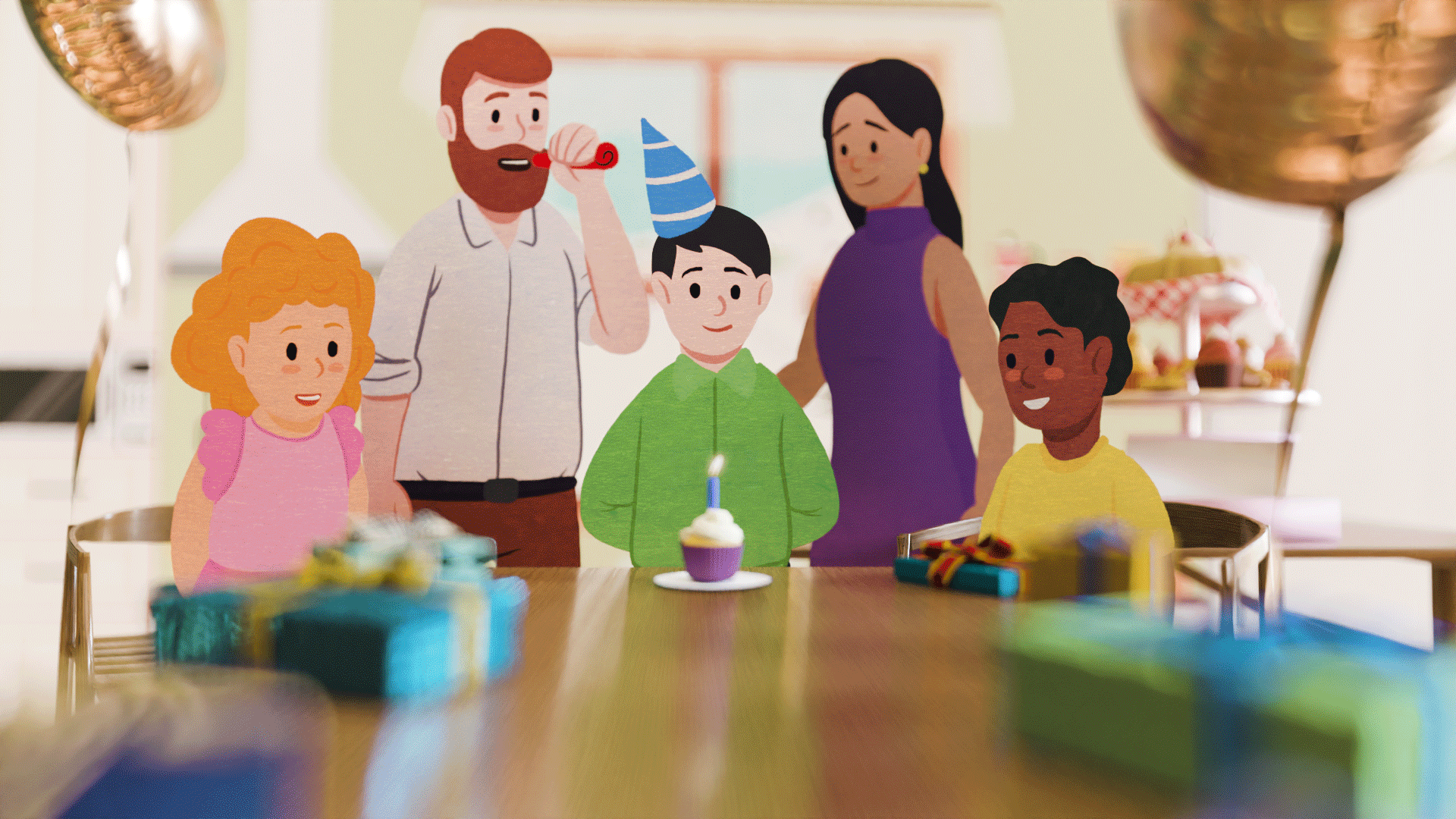 a birthday party